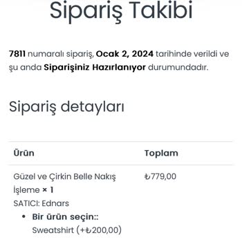 Ednars Studio Siparişim Kargoya Verilmedi
