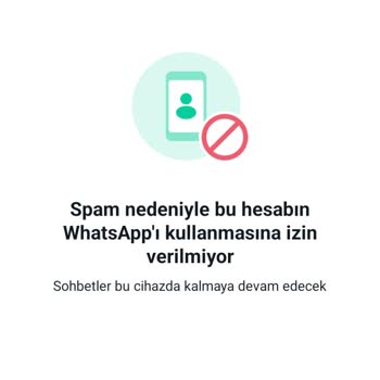 WhatsApp Haksız Spam.