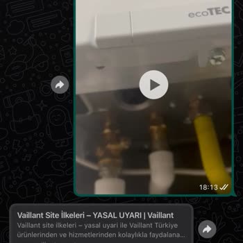 Vaillant Kombi Arızası Ve Servisin İlgilenmemesi