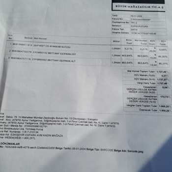 Sarar TS080164313 Eksik Ürün