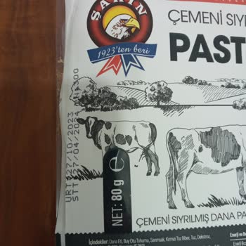 A101 Ve Sahin Marka Pastırma