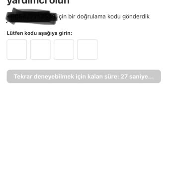 Yemeksepeti Numara Doğrulama Kodu Gelmiyor