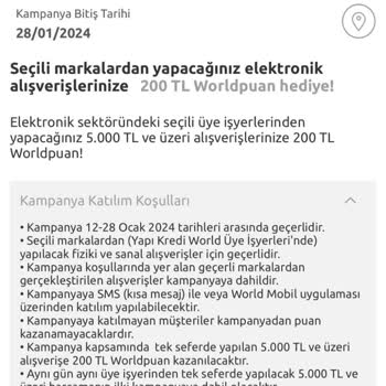 Yapı Kredi Bankası Word Mobil Yazan Markadan Alışveriş Yapıp Puan Kazanamamak