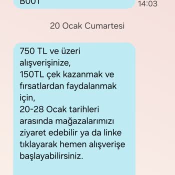 Baby Mall İzinsiz Mesaj Gönderiyor