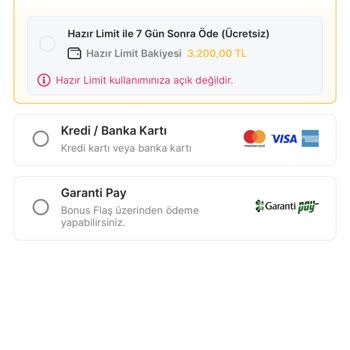 Colendi Hazır Limit Kullandırtmıyor