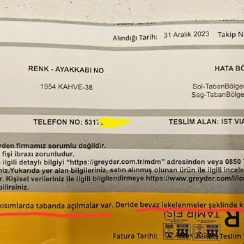 Greyder Ürünün Arkasında Durmuyor...