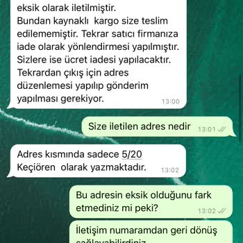 Stradivarius Adresimi Eksik Vermiş