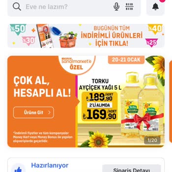 Migros Sanal Market Sipariş Mağduriyeti