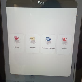 Sera Kütahya AVM Burger King, Ekrandan Sipariş Problemi