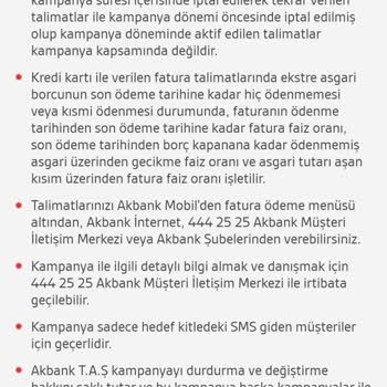 Akbank Fatura Talimatı Kampanyası