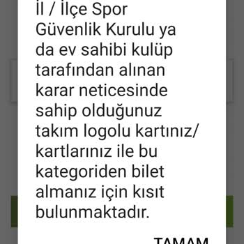Türkiye Futbol Federasyonu Göztepe Maçlarına Gitmek İstiyorum
