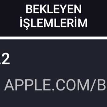 Apple Onay Dışı İşlem!