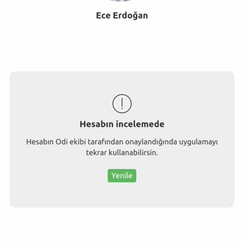 Odi Uygulamasında Hesap Aktifleştirme Süreciyle İlgili Yaşanan Sorunlar