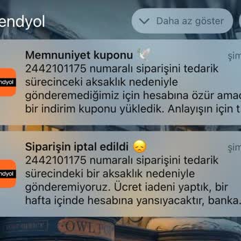 Trendyol'dan Aldığım Ürün