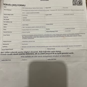 Huawei Fit 2 Ekran Kararması Ve Yüksek Onarım Ücreti Sorunu