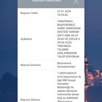 İBB - İstanbul Büyükşehir Belediyesi Yenidoğan Destek Paketinin Dağıtımındaki Gecikmeler