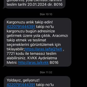 Aras Kargo'nun Rezil Halleri