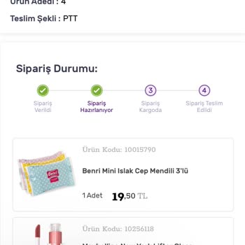 Gratis Kargom 1 Haftadır Hazırlanıyor