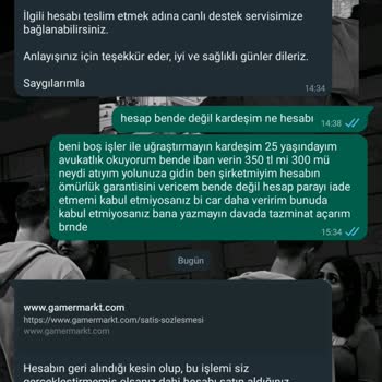 Gamermarkt Fazla Para İstiyor