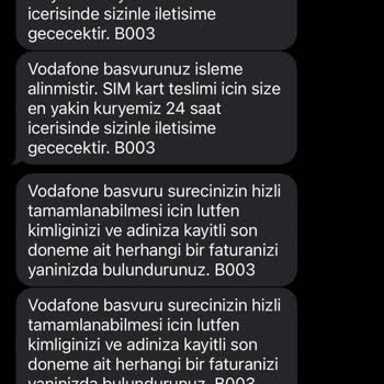 Vodafone İşlem Karmaşası Ve Mağduriyetim