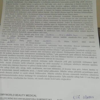 Kayseri Esmyworld Guzellik Merkeziyle İcra Sorunum