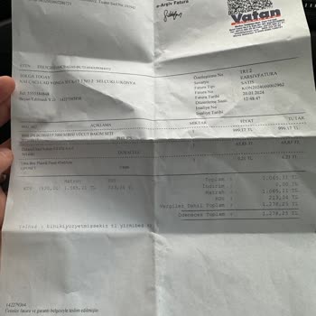 Vatan Bilgisayar Kullanılmamış Ürünü Değişime Almadı.