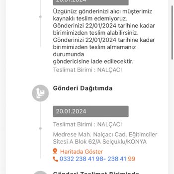 MNG Kargo Dağıtıma Çıktı, Teslim Edilmedi