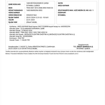 Boğaziçi Elektrik - BEDAŞ Elektrik Borç Ödemesi Yapmama Rağmen Ödemem Görünmüyor