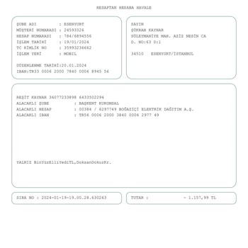 Boğaziçi Elektrik - BEDAŞ Elektrik Borç Ödemesi Yapmama Rağmen Ödemem Görünmüyor