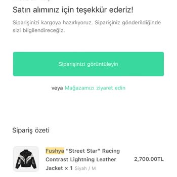 Fushya Türkiye Siparişimin Asla Hazırlanmaması