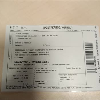 Biggshop E-ticaret Sitesinde Yaşanan Ürün İade Sorunu