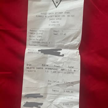 Guess Kalite Beklerken Hayal Kırıklığı Yaşadım