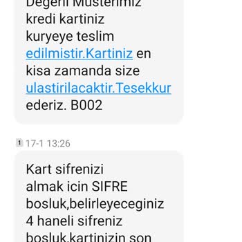 Odeabank İstenmeyen Kredi Kartı Gönderimi!