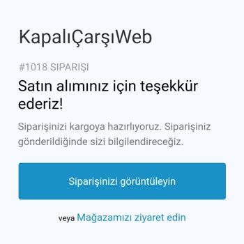 Kapalicarsiweb.com Ürün Gelmedi Param İade Edilmedi!