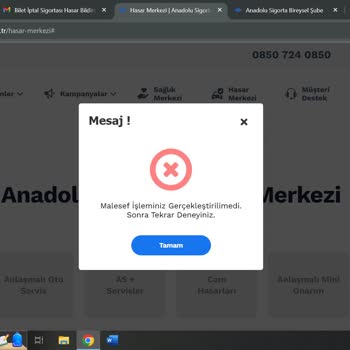 Anadolu Sigorta Bilet İptal Güvence Bedelini Vermiyor