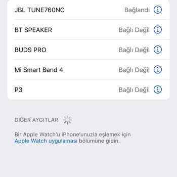 JBL Uygulaması Kulaklığımı Görmüyor