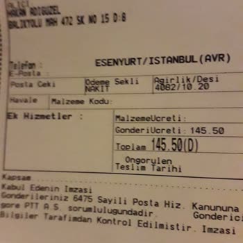 PTT Kargo Adreste Tanınmıyor Hatası