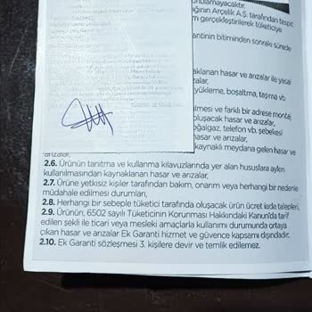 Arçelik Garanti Süresi Ve Ek Garanti Hakkındaki Mağduriyet