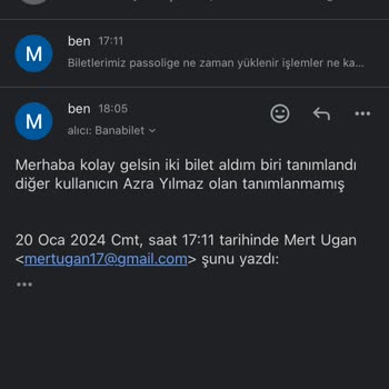 Banabilet.com Maç Bilet Tanımlama Sorunu