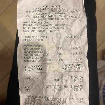 LCW Değişim Yapmıyor Haksız Kazanç