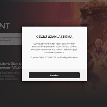 Valorant Ban Kaldırma Talebi