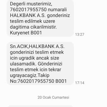 Kuryenet Konya Şubesi Kartı Teslim Etmiyor