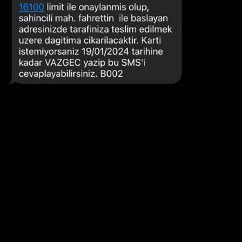 QNB Finansbank Üzerime Kart Açılıp Farklı Adrese Gidiyor