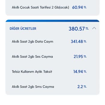 Turkcell Çocuk Hattı Fazla Fatura Çıkarma