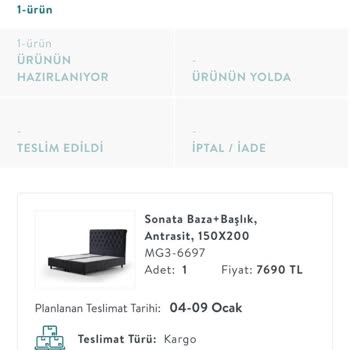 Vivense Sipariş Edilen Ürünün Teslimatında Yaşanan Gecikme Sorunu