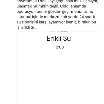 Erikli Su Pişmanlıktır... Suyu Teslim Etmiyorlar.