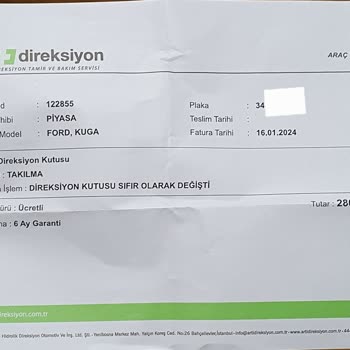 Artı Direksiyon Yenibosna Standart Beklentimi Bile Karşılamadı...