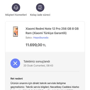 Hepsiburada Akıllı Telefon Mağduriyeti