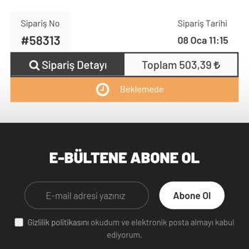 Zincirwear Ön Siparişim Neden Kargoya Verilmiyor?