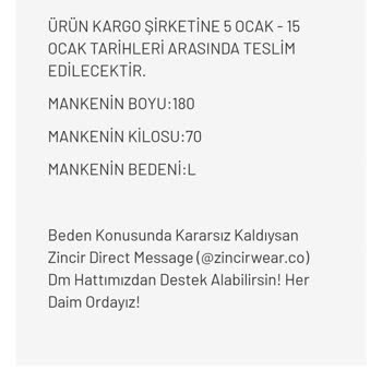 Zincirwear Ön Siparişim Neden Kargoya Verilmiyor?